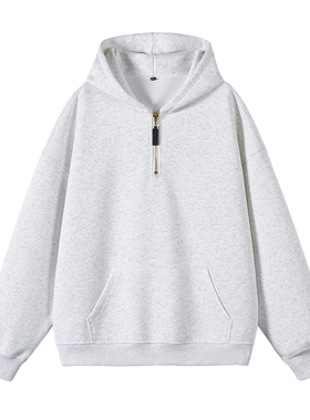 3k 华棉350g2026春款重磅抖音爆款连帽套头卫衣白底 WY608 特P35