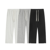 3千件300g2026春款秋季美式直筒休闲裤华棉白底K193P28，男装休闲裤，电商A030-1