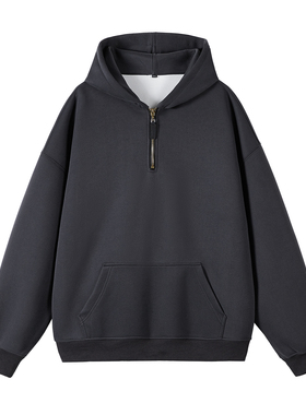 3k 华棉350g2026春款重磅抖音爆款连帽套头卫衣白底 WY608 特P35