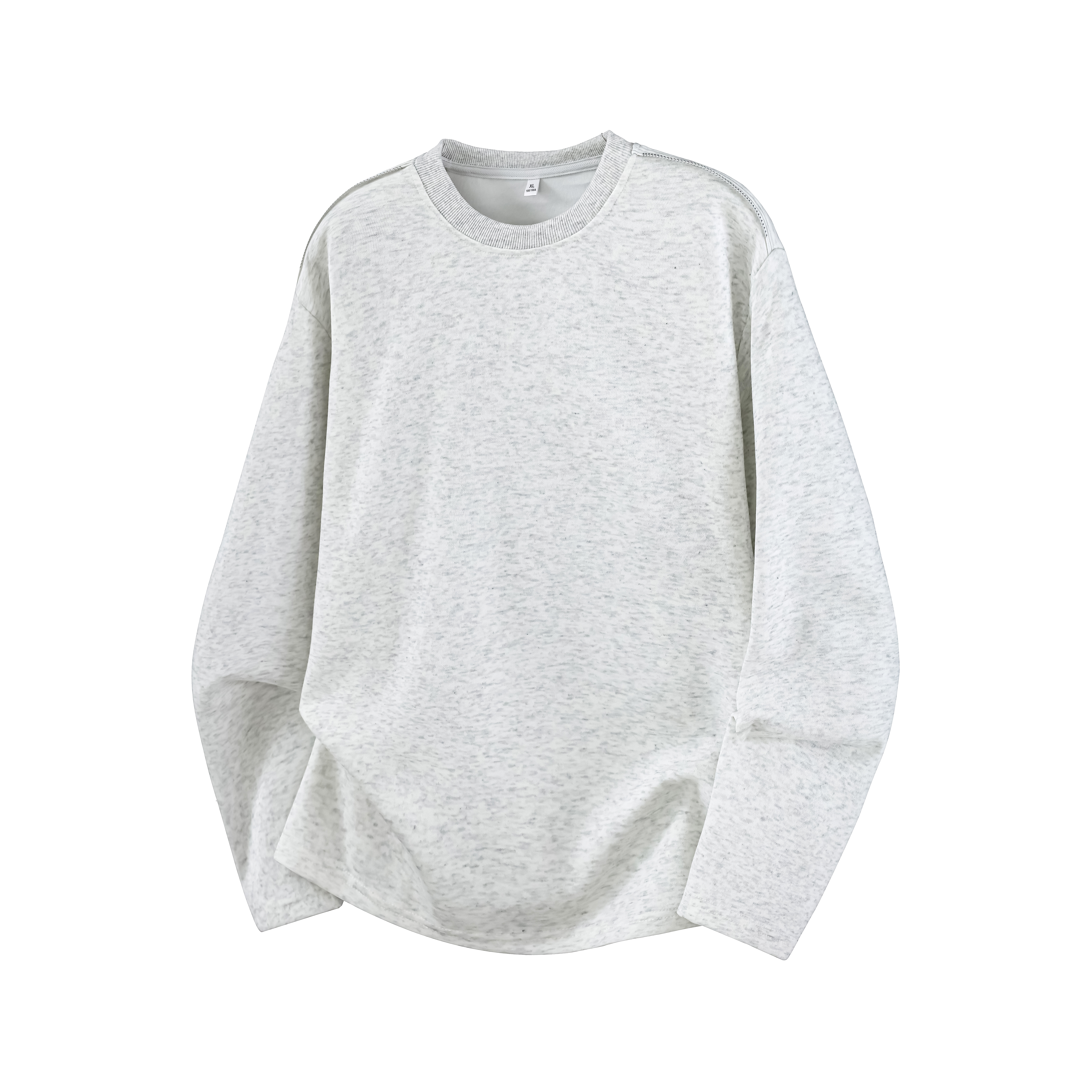 2000件+320g新款设计感宽松长袖拉链T恤3DT2605P25，男装T恤，电商A030-1