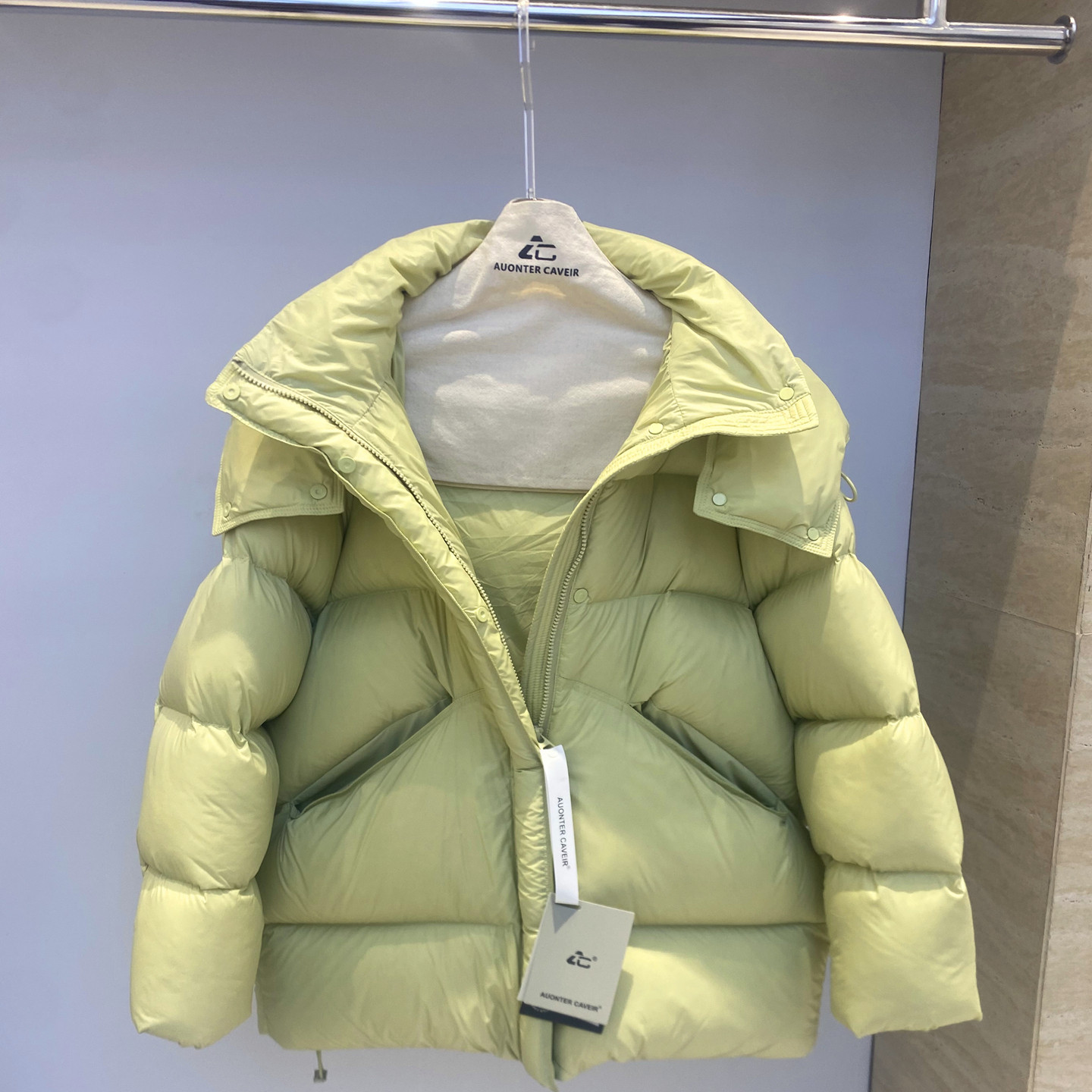 云朵羽绒服女一手长款可脱卸帽