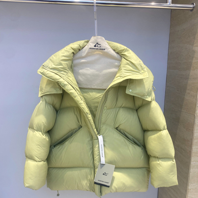 云朵羽绒服女一手长款可脱卸帽