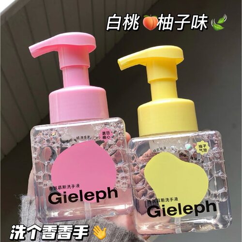芝芝象慕斯洗手液家用按压