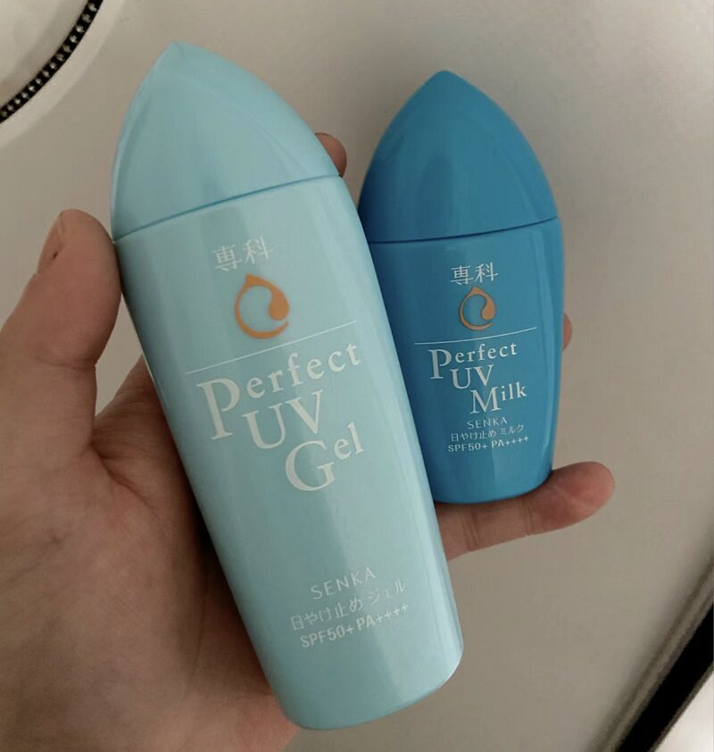 【保税】 新版senka专科防晒霜防水防汗40ml清爽不粘腻SPF50