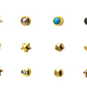 美国进口studex 抗过敏24K金手术医用钢耳钉百分百原装正品 粗针