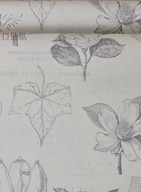 瑞典wallvision沃威星环保木纤维壁纸北欧浅灰人文大花书房正品