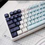 小巨兽雪女光棱键帽原厂高度透光适配键盘wooting小蜜蜂迈从mad68