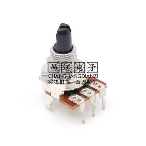 1613型B504单联B500K安泰信热风枪音响功放音量电位器15MM半轴3脚