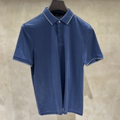 24卡奴迪路CANUDILO专柜正品 桑蚕丝针织上衣81225214 短袖 男装 夏季