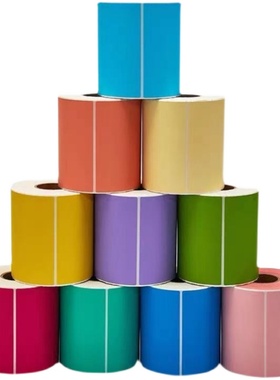 金有辰50x70白色三防合成防冻热敏不干胶标签纸500pcs 10卷包邮
