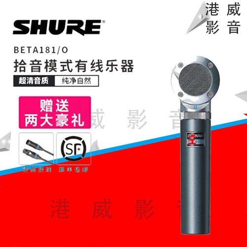 Shure/舒尔 BETA 181/S多种拾音模式有线乐器