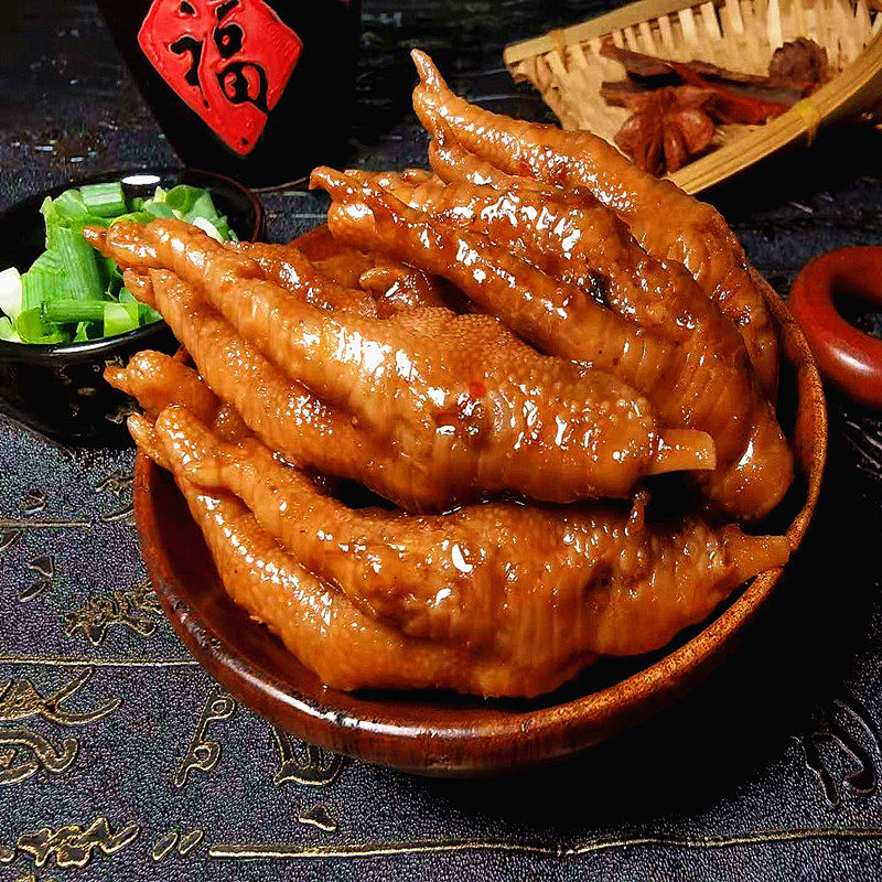 湖南长沙散装鸡爪熟食简易真空
