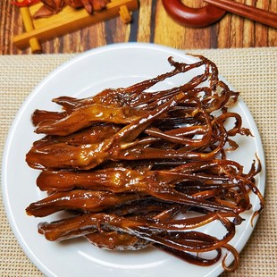 湖南长沙特产金湘权品牌鸭舌熟食即食零食150克. 现包 门店散装