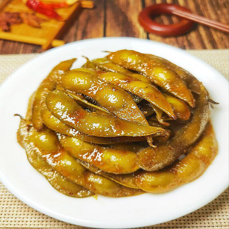 湖南长沙卤菜正宗金湘权门店散装毛豆熟食即食零食简易真空200克