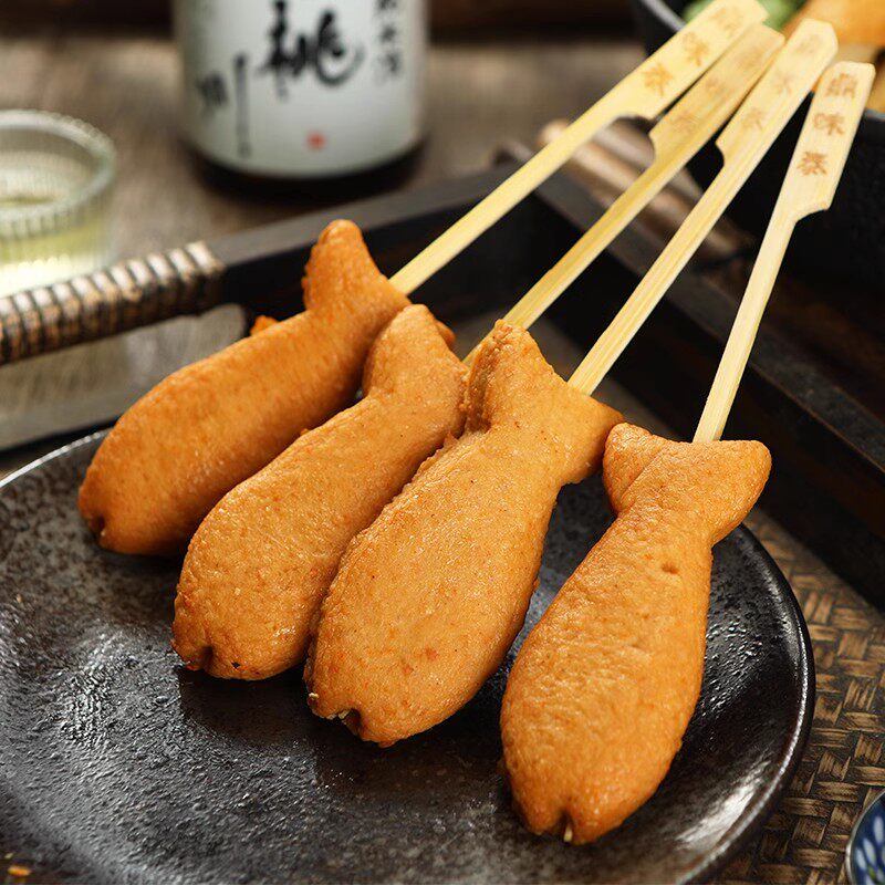 鼎味泰香辣小鱼10串 关东煮食材鱼饼棒711罗森便利店商用火锅串香