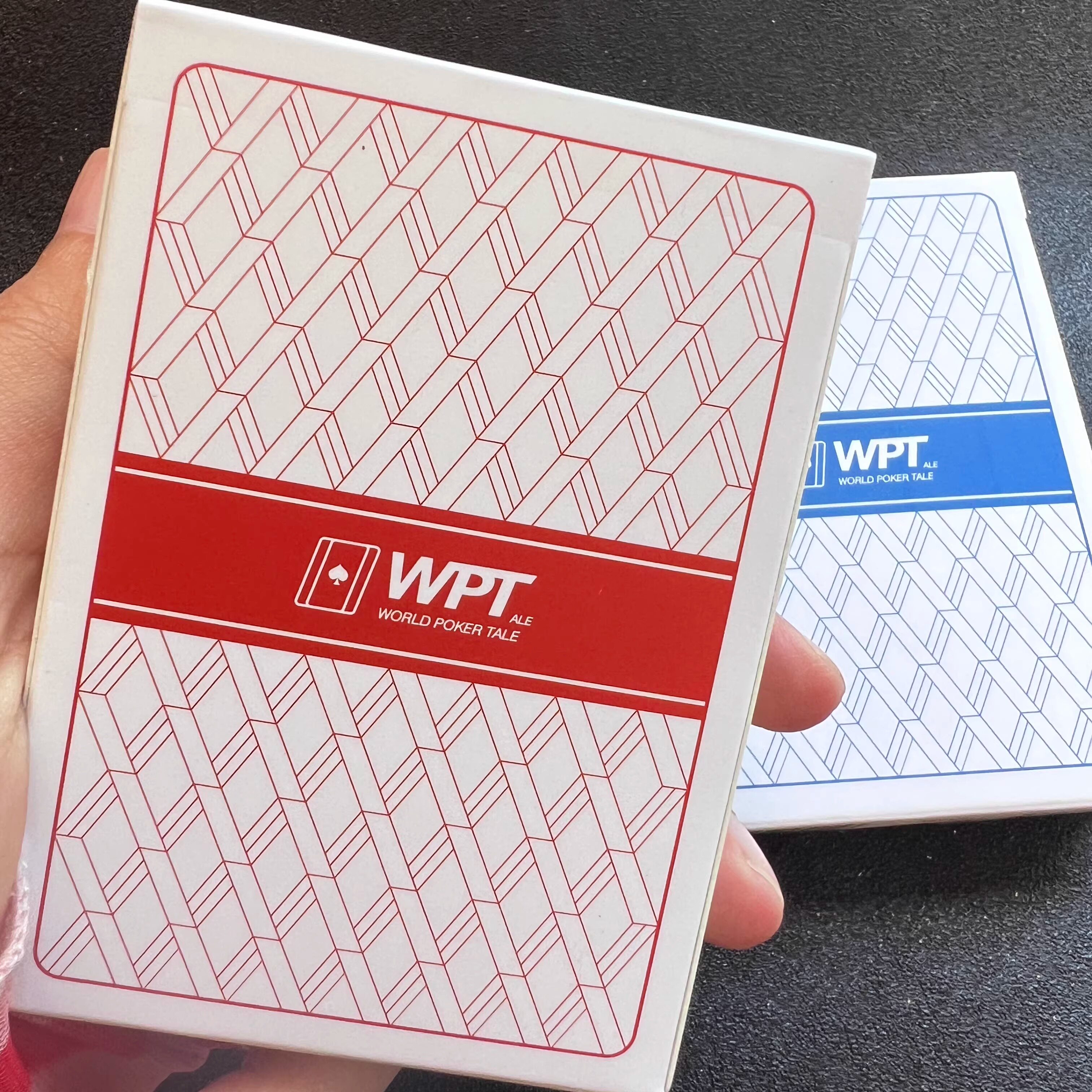 （支持定做）WPT777魔术扑克背面识牌手工断线S版魔术师表演道具