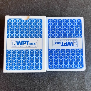 (支持定做)WPT金玺魔术扑克手工连线背面识牌辩牌魔术道具表演