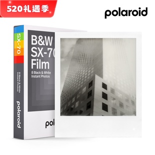 11月现货 一盒8张22年02 70黑白相纸拍立得胶片 Polaroid宝丽来sx