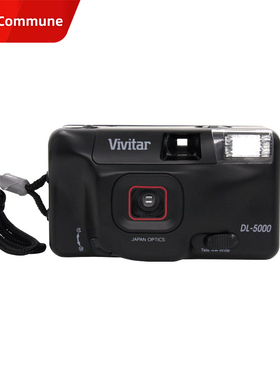 复古礼物 美国Vivitar DL5000双焦段135胶卷傻瓜相机手动闪光灯