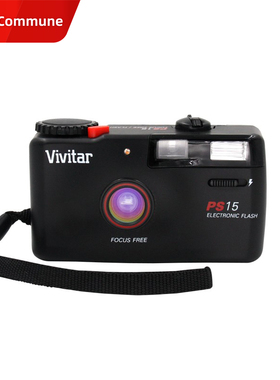 全新库存 Vivitar威达PS15 135胶卷傻瓜相机 胶片入门机 手动闪灯