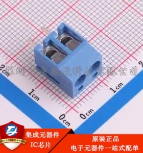 蓝色 直插式/5.0mm 2P 十字螺丝 WJ300V-5.0-2P-12-00A 插件,P=5m