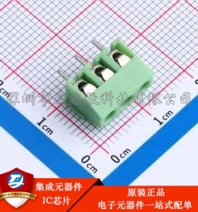 1x3P 3.96mm 直插 排数:1 每排P数:3 DB301V-3.96-3P-GN-S P=3.96