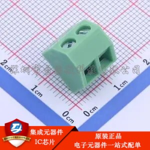 5mm 1x2P 排数:1 每排P数:2 直插 KF127S-5.0-2P 插件,P=5mm 螺钉