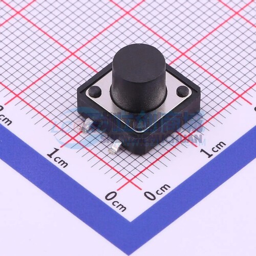 TS-1003S-BR09016 SMD-4P,12x12mm 轻触开关 单刀单掷 圆形按钮