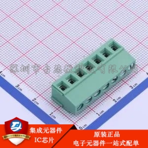 1x7P 5mm 直插 排数:1 每排P数:7 JL500-50007GT1 插件,P=5mm 螺