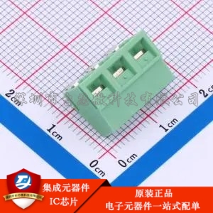 1x3P 5.08mm 直插 排数:1 每排P数:3 DB127R-5.08-3P-GN-S P=5.08