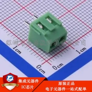 3.81mm 1x2P 排数:1 每排P数:2 直插 KF128L-3.81-2P 插件,P=3.81