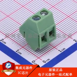 1x2P 5mm 直插 排数:1 每排P数:2 XY103-5.0-2P 插件,P=5mm 螺钉