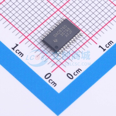 数模转换芯片DAC DAC8760IPWP HTSSOP-24 TI/德州 电子元器件配单