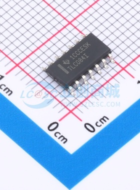 运算放大器 TLC084IDR SOIC-14 TI/德州 电子元器件配单原装正品
