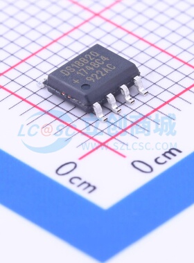 温度传感器 DS18B20Z+T&R SOIC-8 MAXIM(美信) 电子元件原装正品