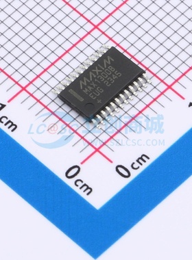 模数转换芯片ADC MAX1300BEUG+T TSSOP-24 MAXIM(美信) 原装正品