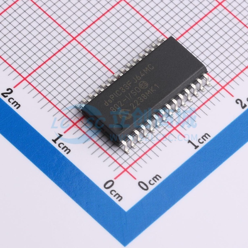 数字信号处理器(DSP/DSC) dsPIC33FJ64MC802-I/SO SOIC-28 MICROC