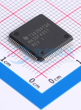 单片机(MCU/MPU/SOC) MSP430F4351IPNR LQFP-80 TI/德州 原装正品
