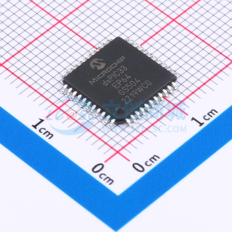 数字信号处理器(DSP/DSC) dsPIC33EP64GS504-I/PT TQFP-44 MICROC