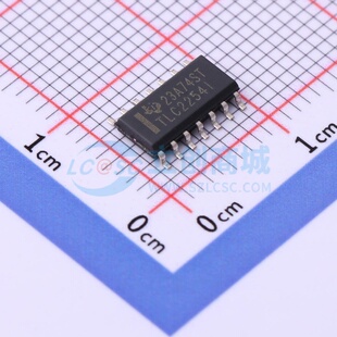 运算放大器 TLC2254IDR SOIC-14 TI/德州 电子元器件配单原装正品
