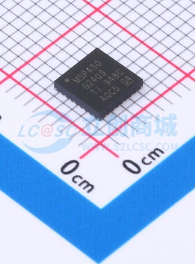 单片机(MCU/MPU/SOC) MSP430G2403IRHB32R QFN-32 TI/德州 元器件