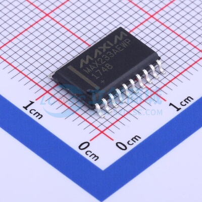 RS232芯片 MAX233AEWP+TG36 SO-20 MAXIM(美信) 电子元件原装正品