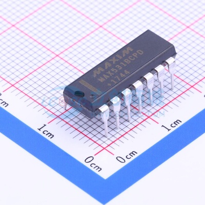 数模转换芯片DAC MAX531BCPD+ PDIP-14 MAXIM(美信) 电子元件配单