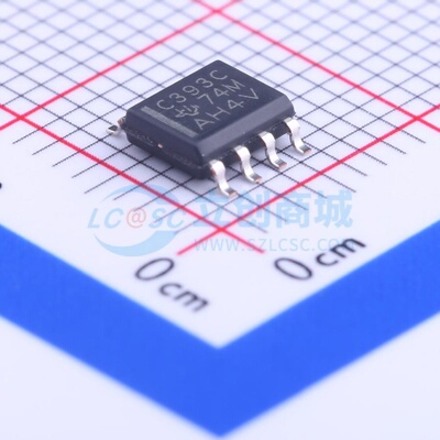 比较器 TLC393CDR SOIC-8 TI/德州 电子元器件配单原装正品