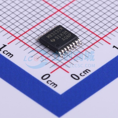 RS232芯片 MAX3232MPWREP TSSOP-16 TI/德州 电子元器件原装正品