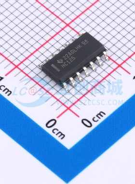 缓冲器/驱动器/收发器 SN74HC125D SOIC-14 TI/德州 电子元件配单