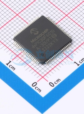 数字信号处理器(DSP/DSC) DSPIC30F6010A-30I/PT TQFP-80 MICROCH