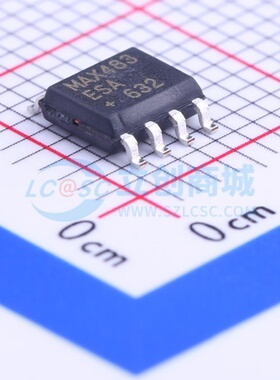 RS-485/RS-422芯片 MAX483ESA+T SOIC-8 MAXIM(美信) 电子元器件