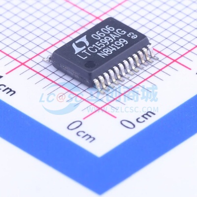 数模转换芯片DAC LTC1599AIG#PBF SSOP-24 ADI(亚德诺) 原装正品