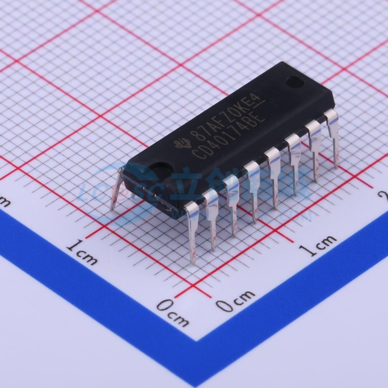 触发器 CD40174BE PDIP-16 TI/德州 电子元器件配单原装正品 - 封面